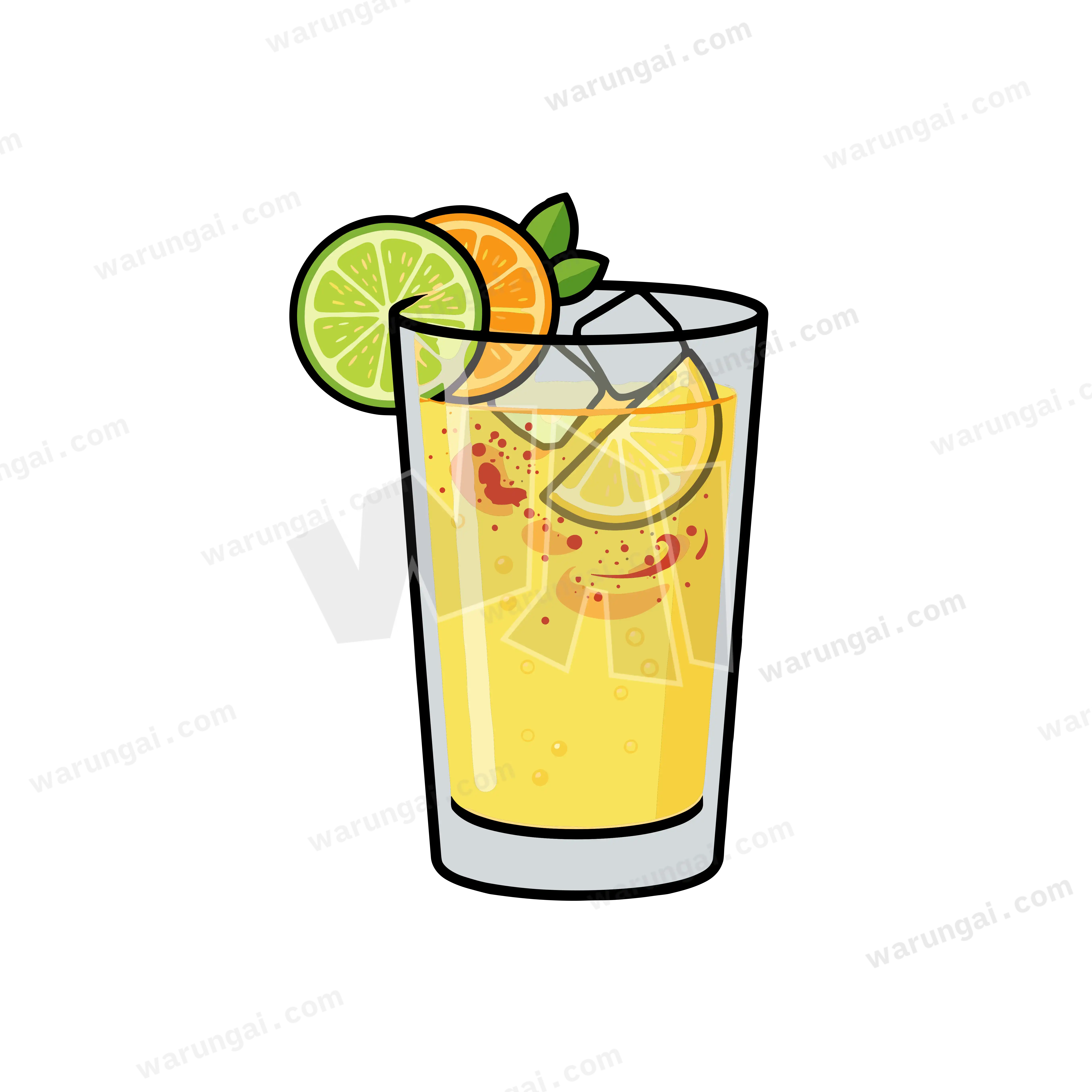 Lemon, lime and bitters
