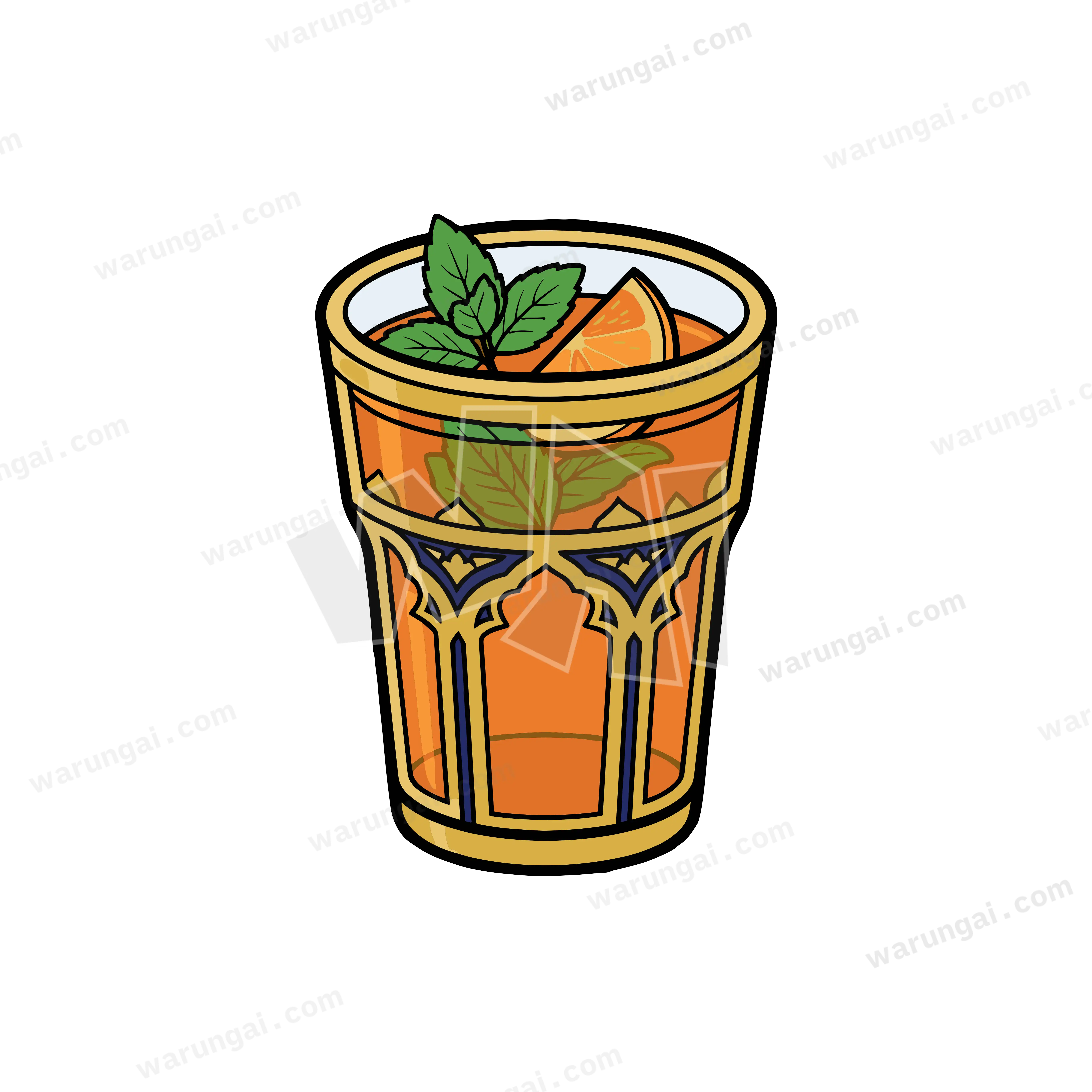 Maghrebi mint tea