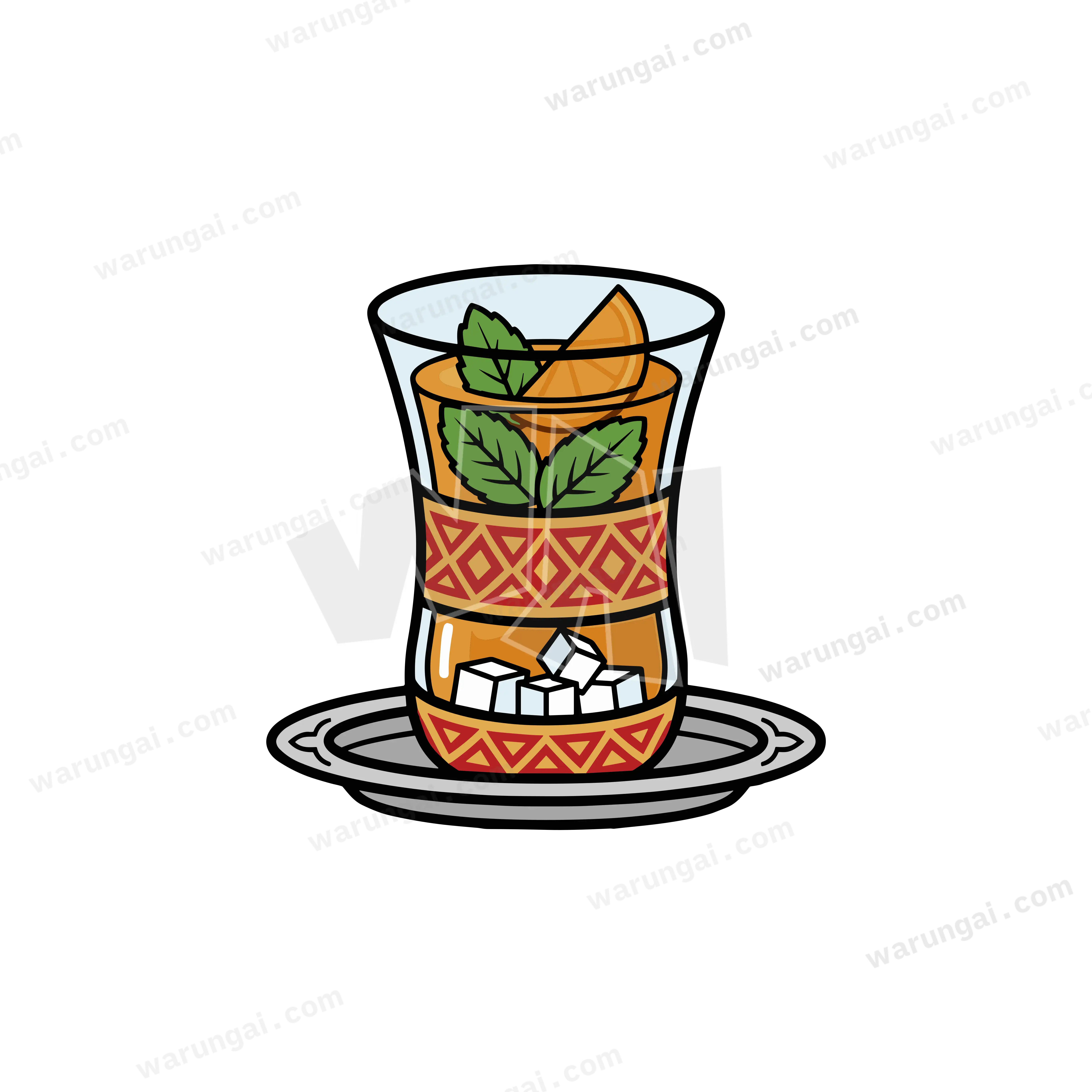 Maghrebi mint tea