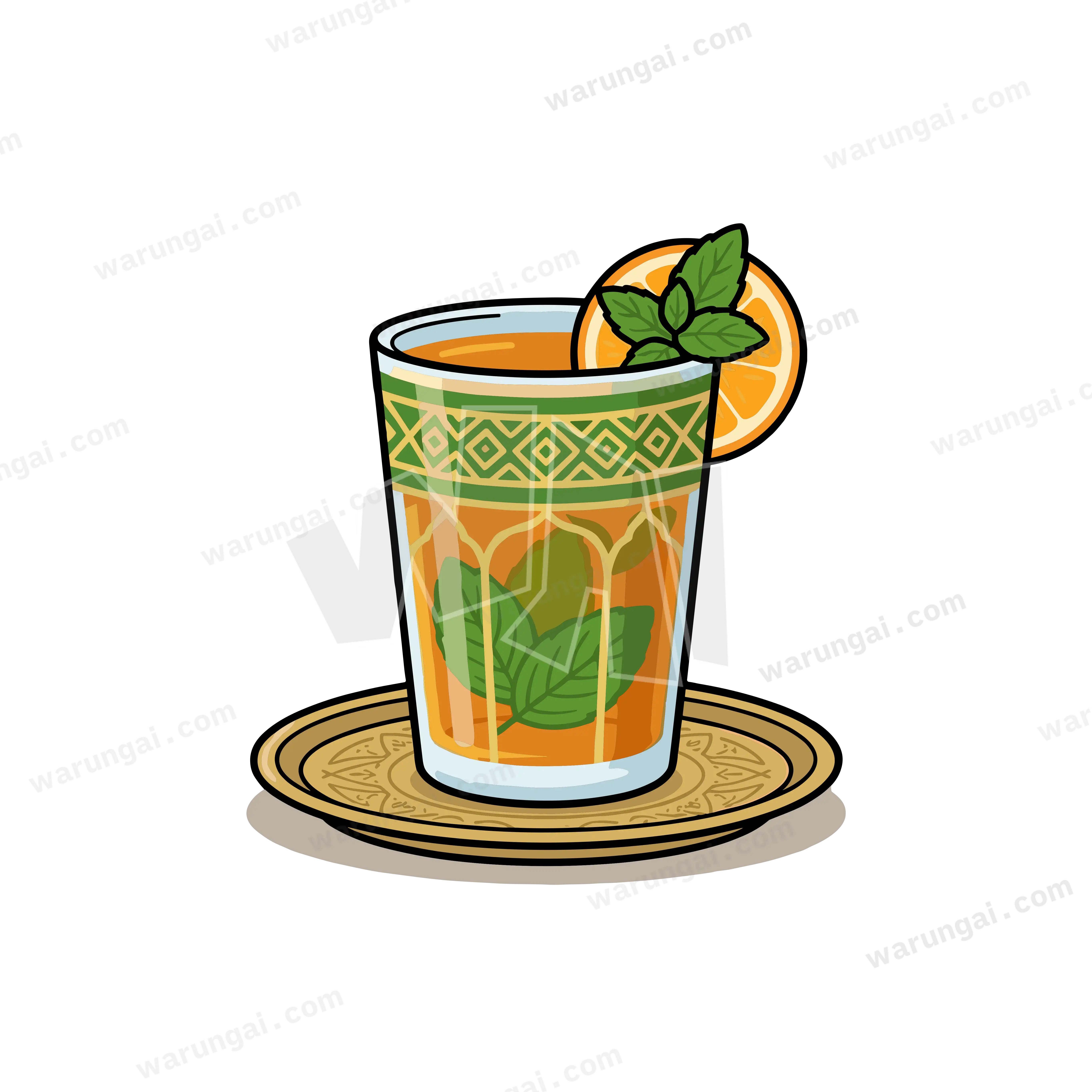 Maghrebi mint tea