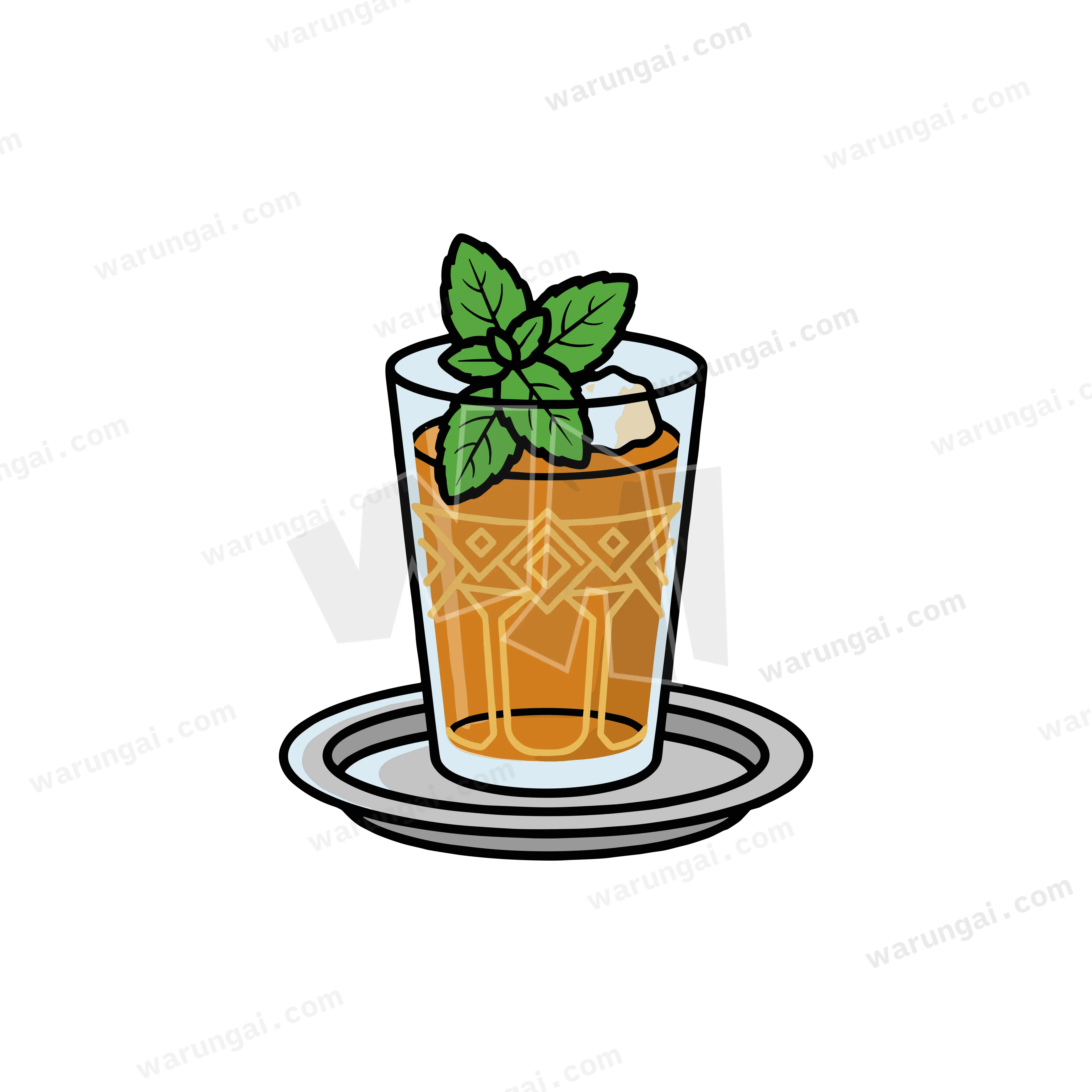 Maghrebi mint tea