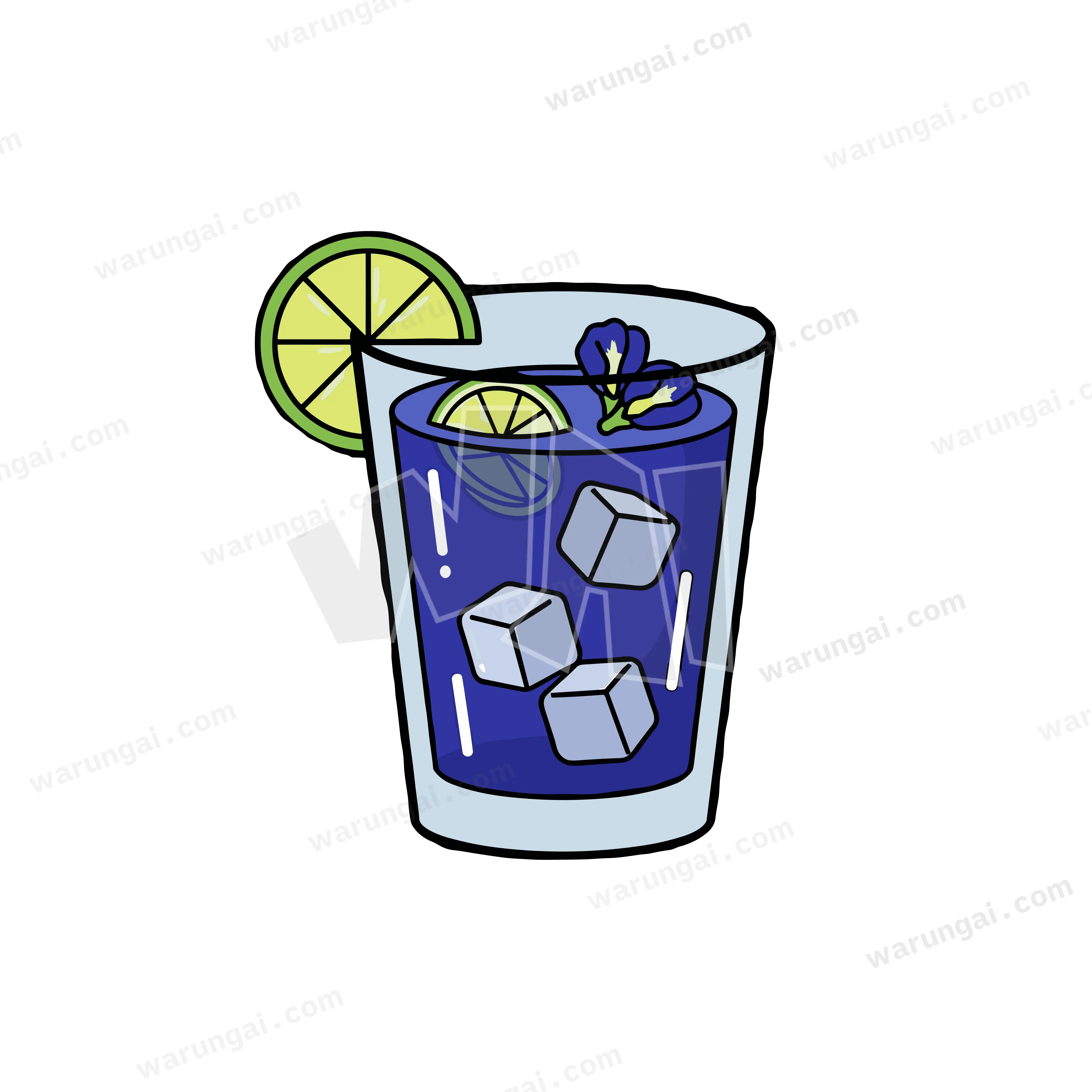 Butterfly pea flower tea