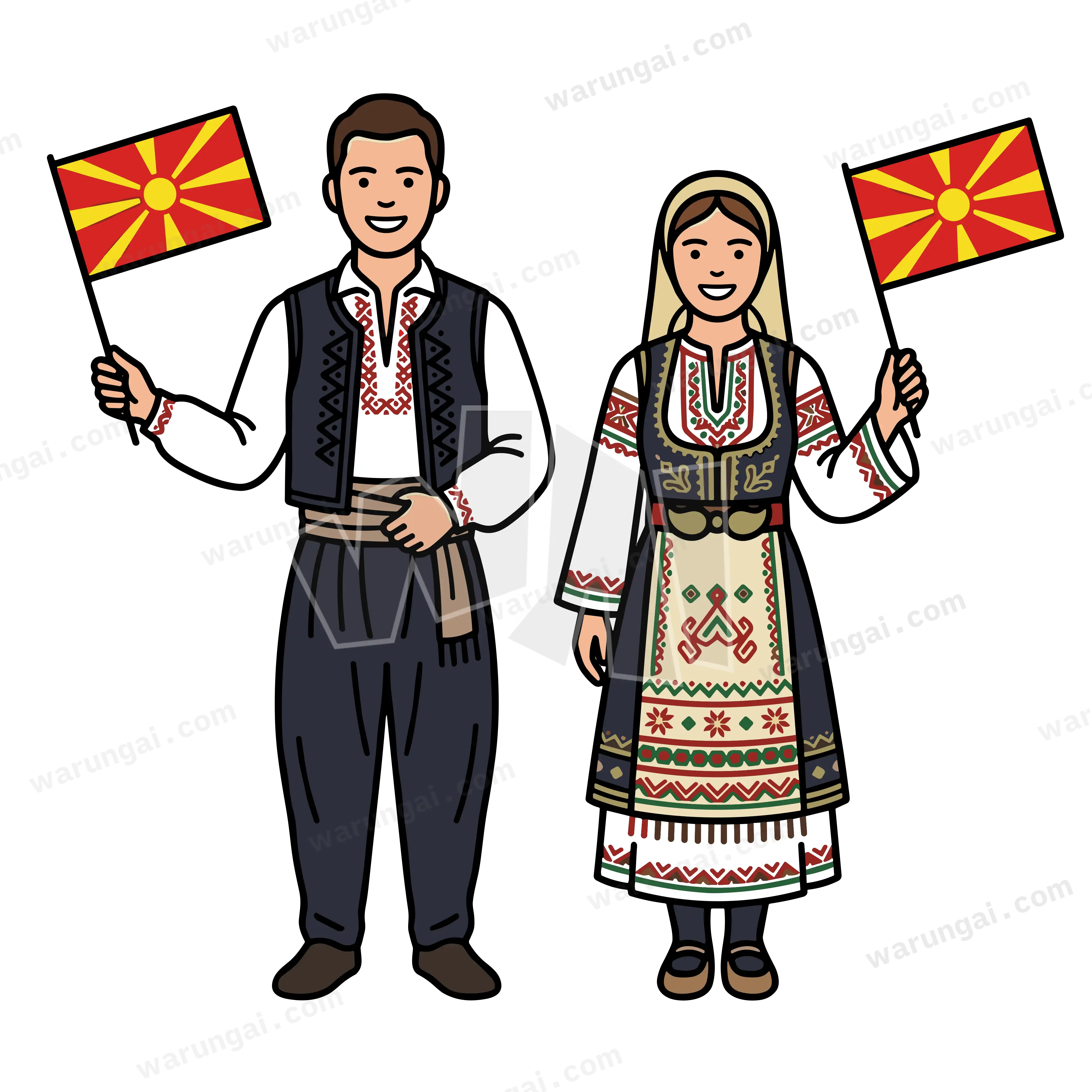 Macedonian national costume