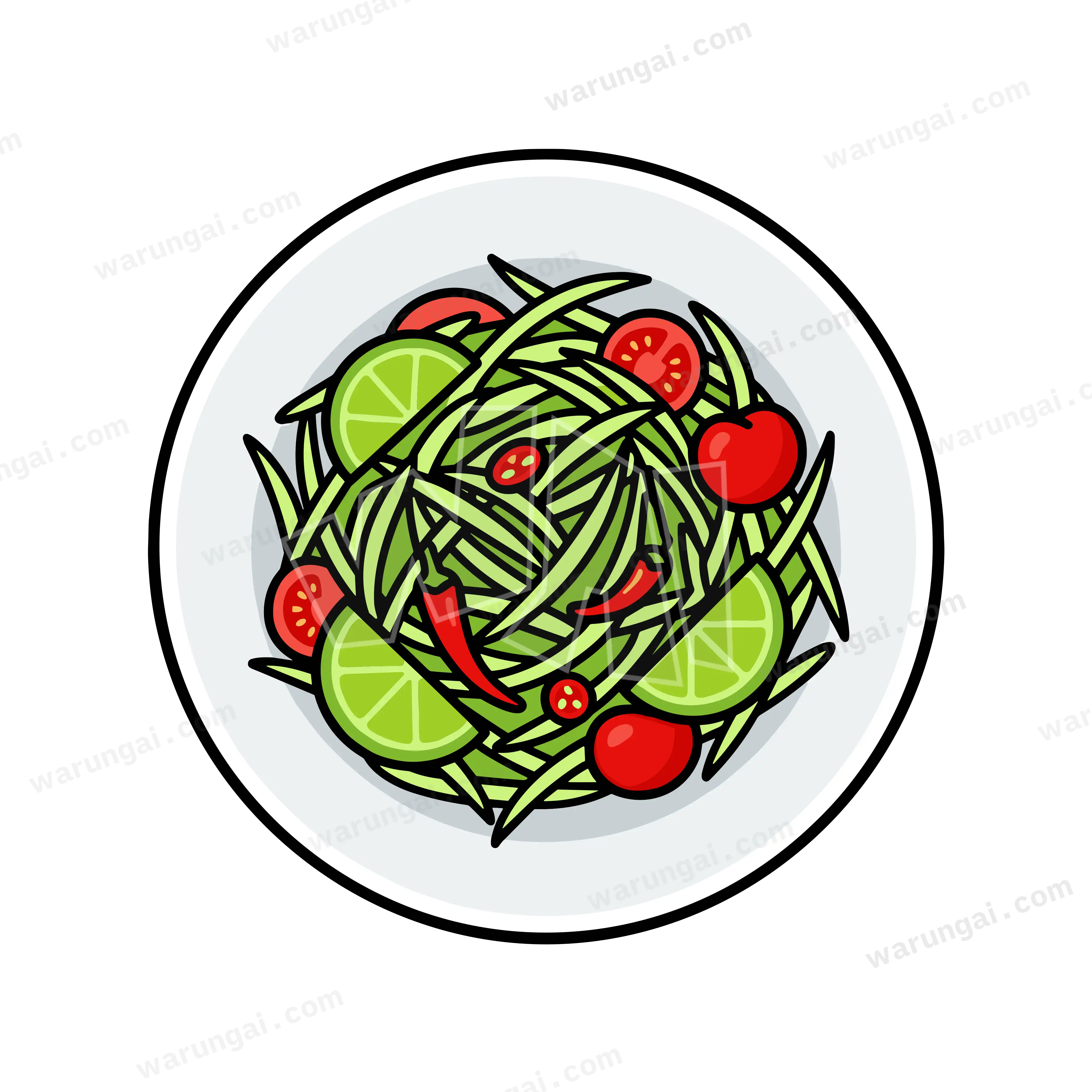 Green papaya salad
