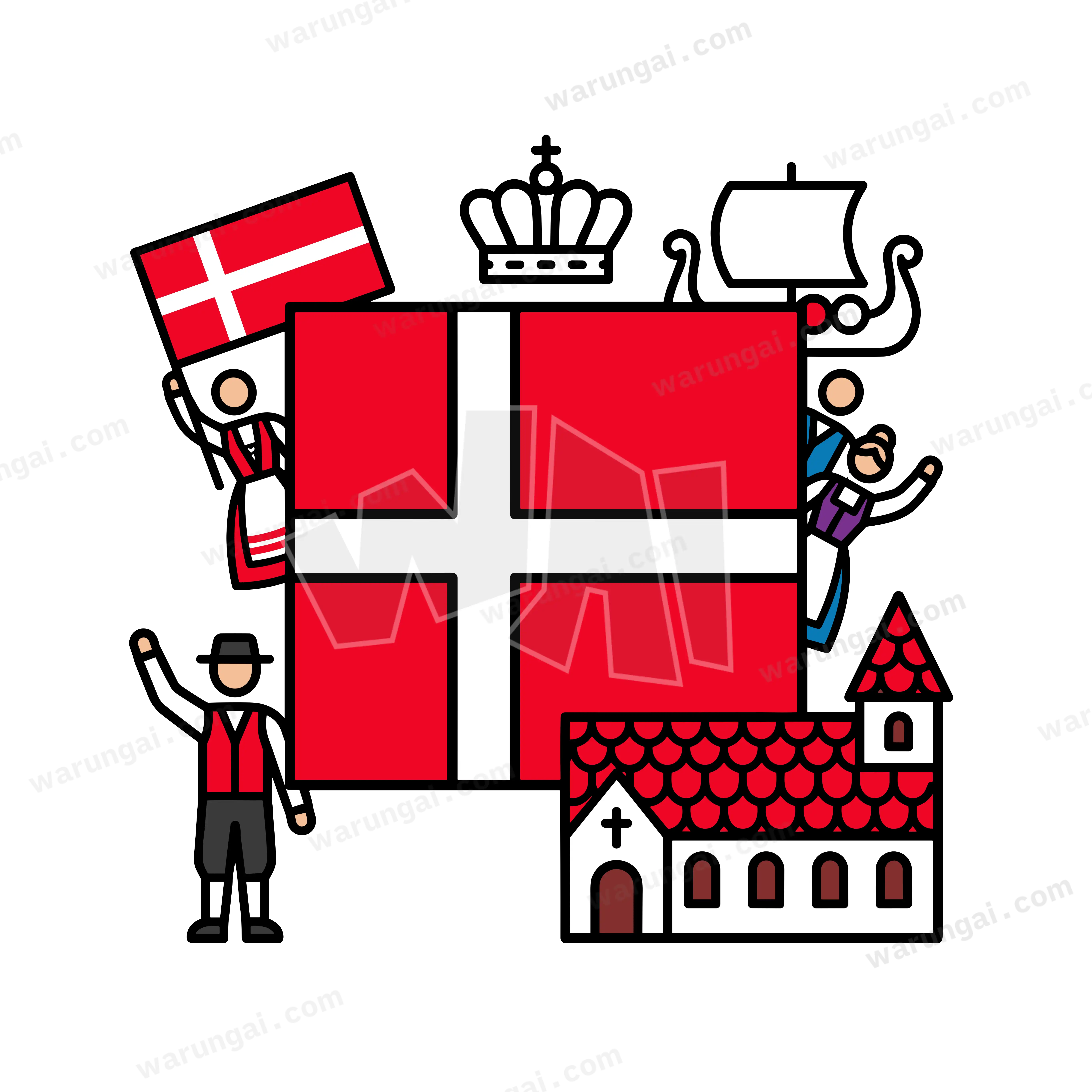 Folk costumes in Denmark
