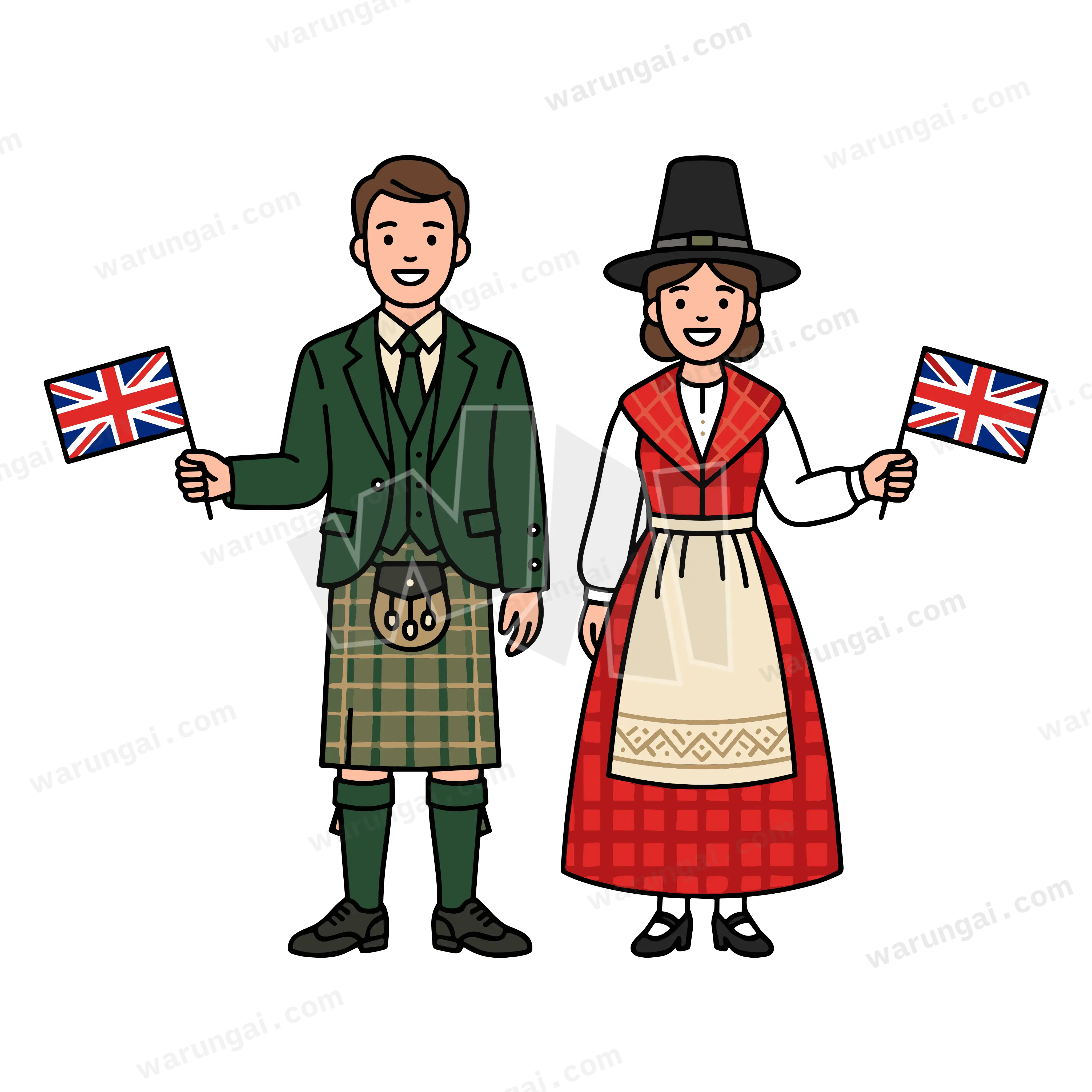 Traditional Welsh costume